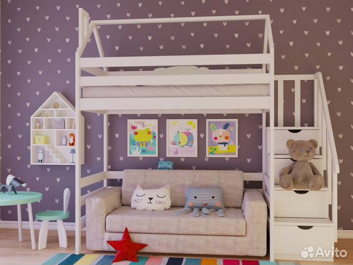 Домик - комод из массива дерева