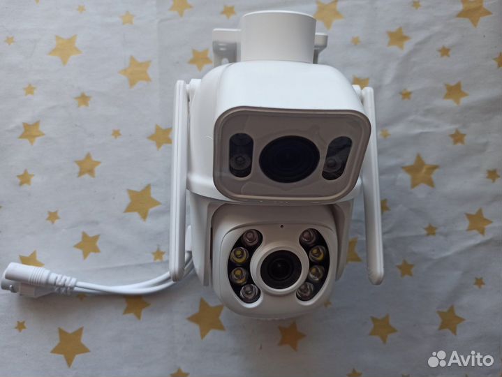 WiFi камера видеонаблюдения с двумя линзами 3+3мп