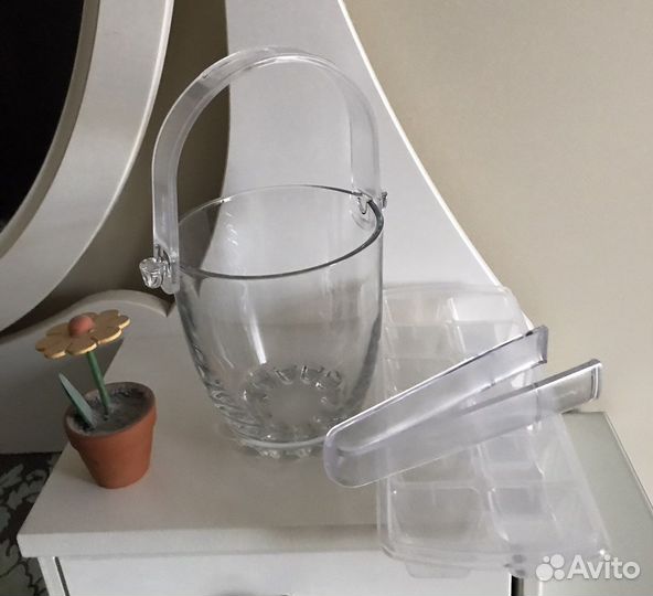 Ведро стеклянная для льда pasabahce