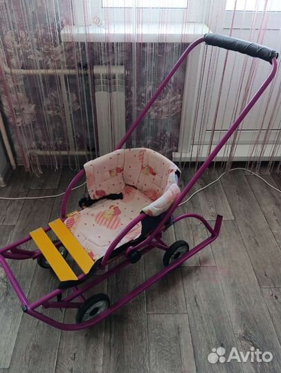 Детские зимние санки