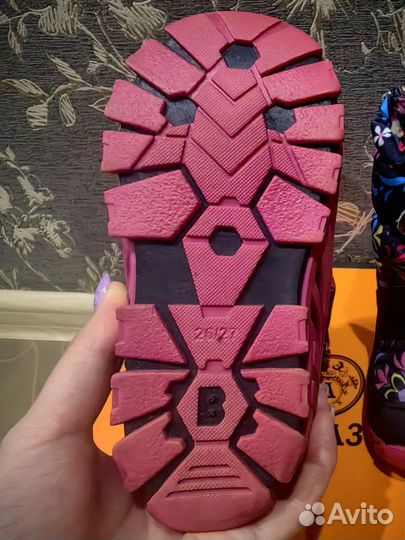 Детская зимняя обувь для девочек 26/27 размер