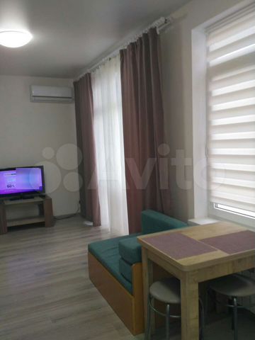 Квартира-студия, 30 м², 1 кровать