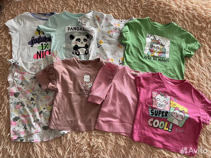 Детская одежда для девочек пакетом 116-122
