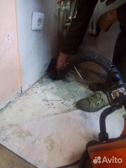 Прочистка канализации и устранение засоров