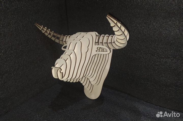 3d модель Голова быка