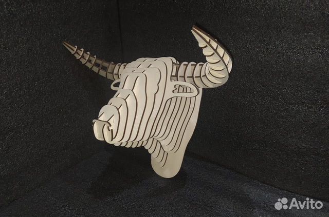 3d модель Голова быка