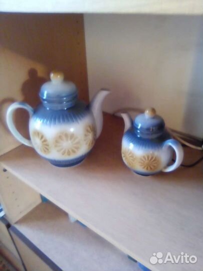 Набор керамических чайников 2,4л и 800мл