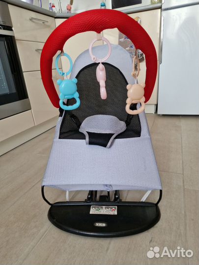 Детский шезлонг качалка