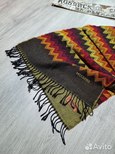 Шерстяной итальянский шарф Missoni oригинал