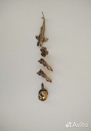 Статуэтки латунные мини