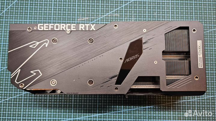 Охлаждение Gigabyte Aorus Master RTX 3080