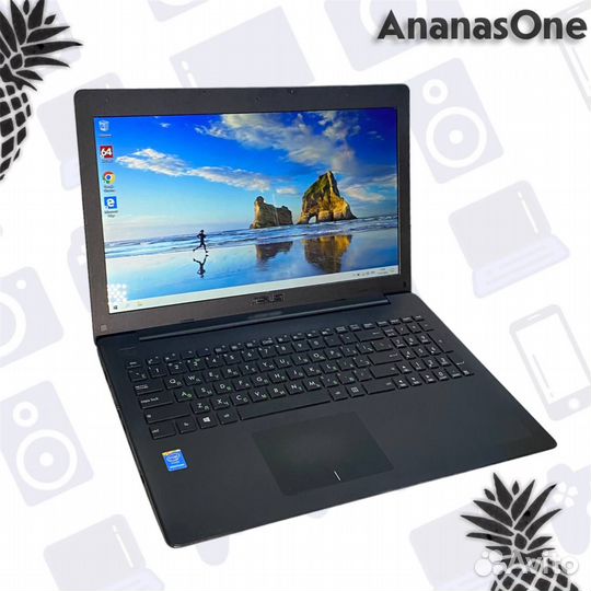 Ноутбук asus Pentium N3540/озу 2Гб/SSD 128Гб Б/У