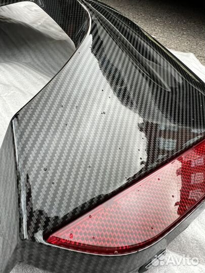 Диффузор на BMW 5 g30 в стиле М5 под карбон