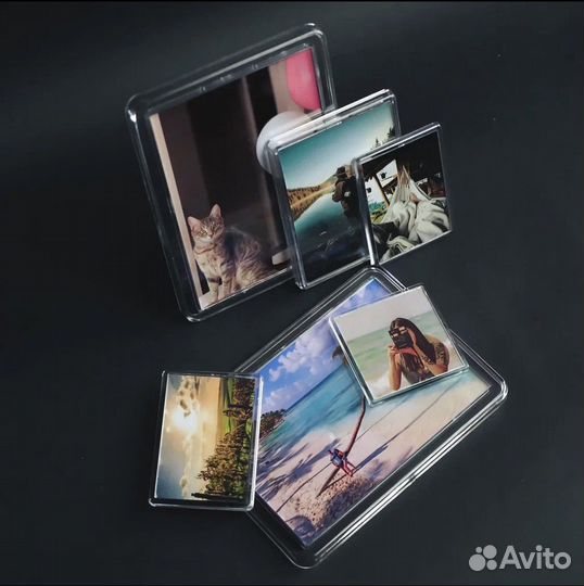 Акриловый магнит 82х57 вставка 74х49 оптом