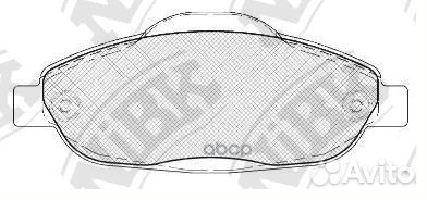 Колодки передние (peugeot 3008, 308) PN0450 PN0450