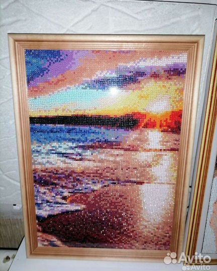 Картины алмазная мозаика ручная работа