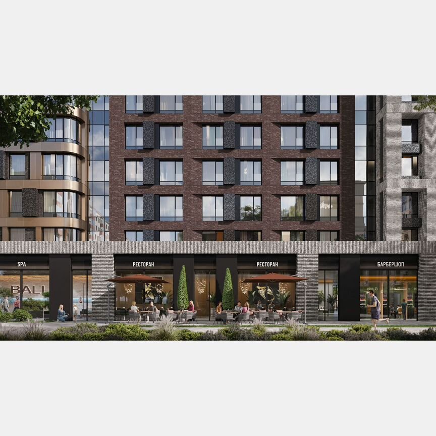 1-к. квартира, 45,3 м², 9/17 эт.