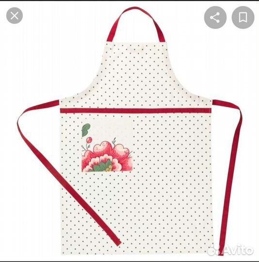 Текстиль IKEA лён: фартук, дорожка на стол, чехол