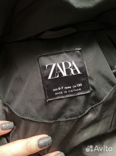 Парка зимняя zara для девочки