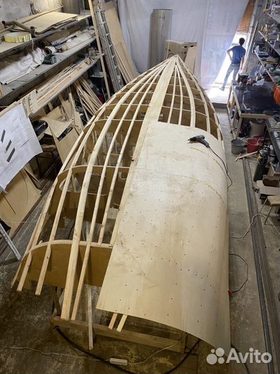 Набор шпангоутов яхты