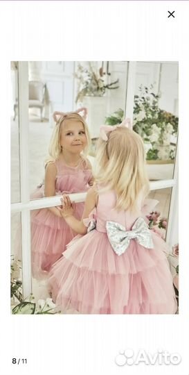 Платье для девочки нарядное праздничное 104