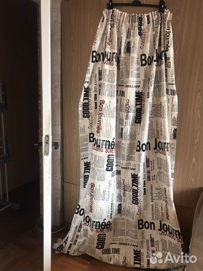 Портьеры 4шт. 60см на 2.40