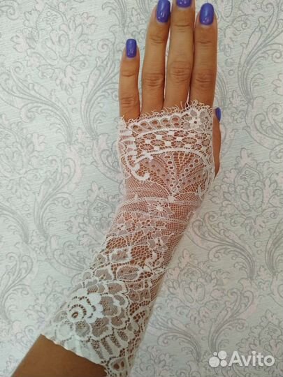 Перчатки свадебные