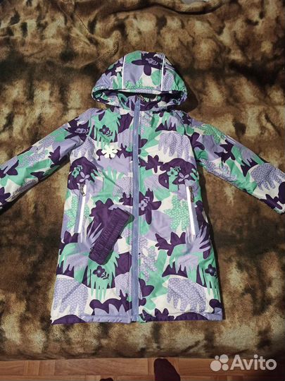 Пальто для девочки 122-128