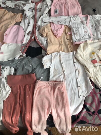 Продам детские вещи пакетом 56-62