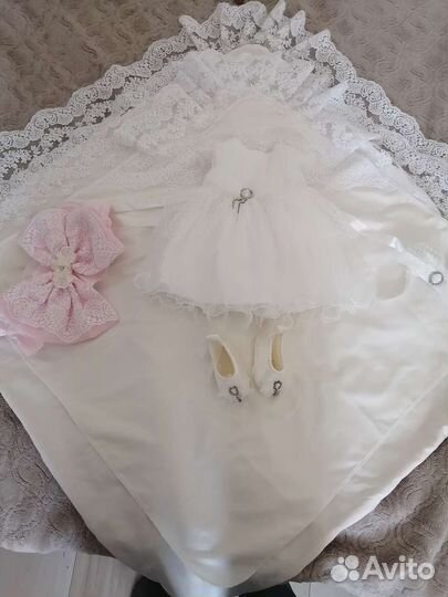 Конверт, одеяло на выпеску, платье шикарное и пине