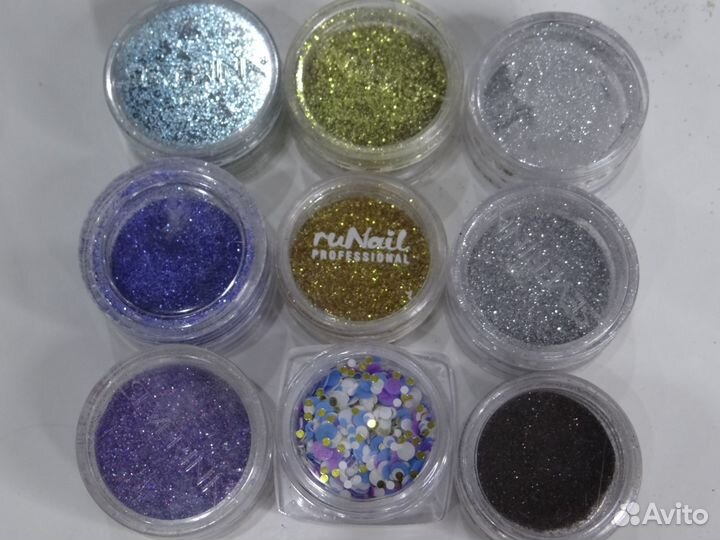 Стразы и блестки для ногтей