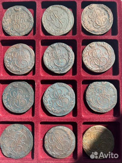 Пятаки Екатерины второй