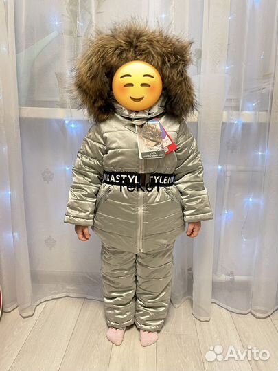 Зимний костюм для девочки nikastyle новый