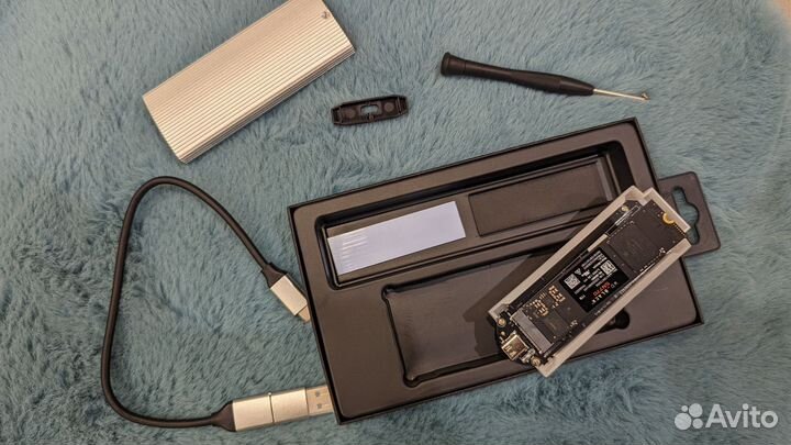 Внешний бокс для ssd m.2 nvme 10гб/с