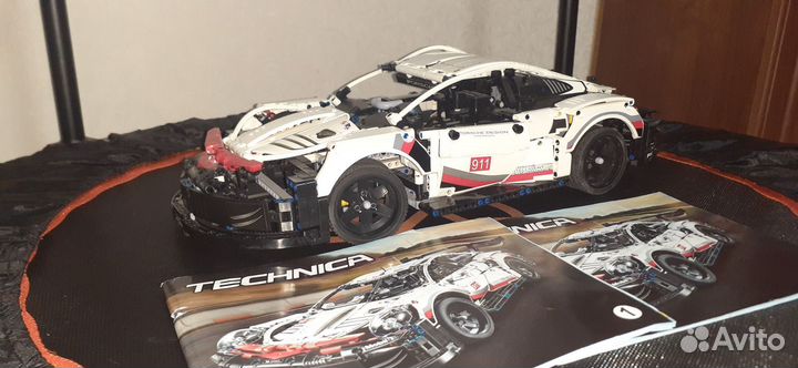 Лего technic Porsche 911 RSR (не оригинал)