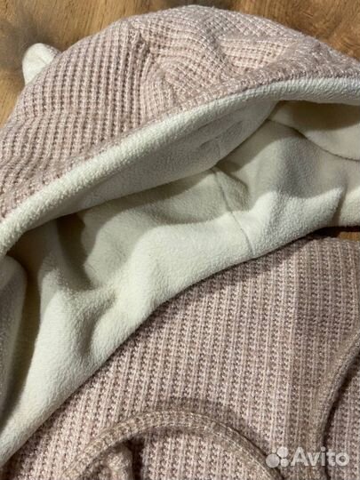 Детская шапка с шарфом(снуд)