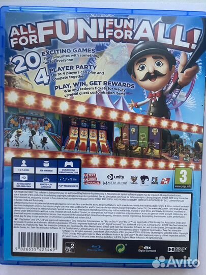 Игра Carnival games для Playstation 4