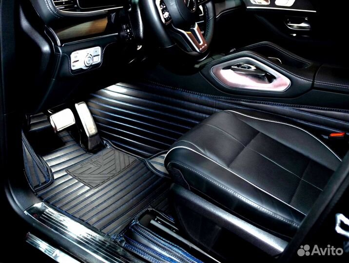 Автоковрики на заказ для Mercedes-Benz Maybach GLS 2021г