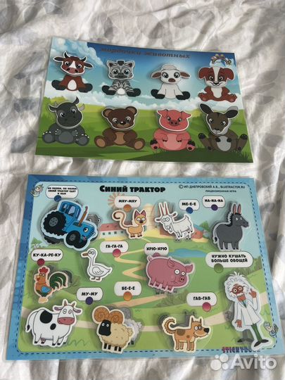 Развивающие игры на липучках