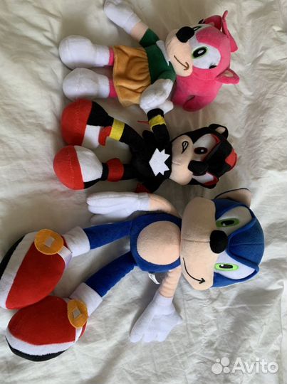 Мягкая игрушка новая Соник и друзья