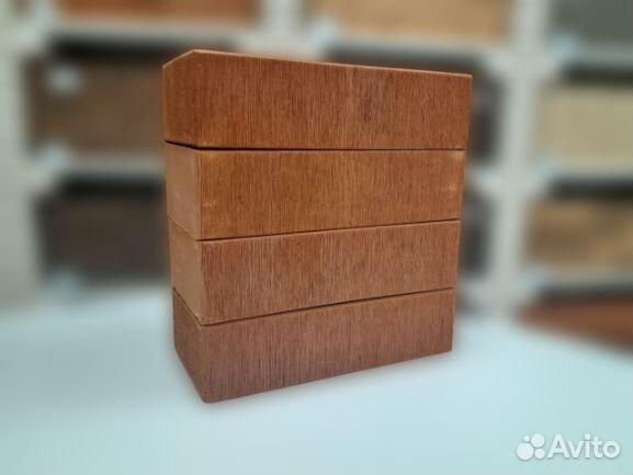 Кирпич облицовочный Красный Дерюга 1,0 нф