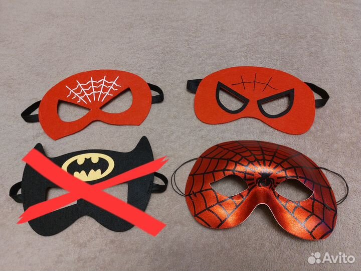 Маска карнавальная (супергерои)