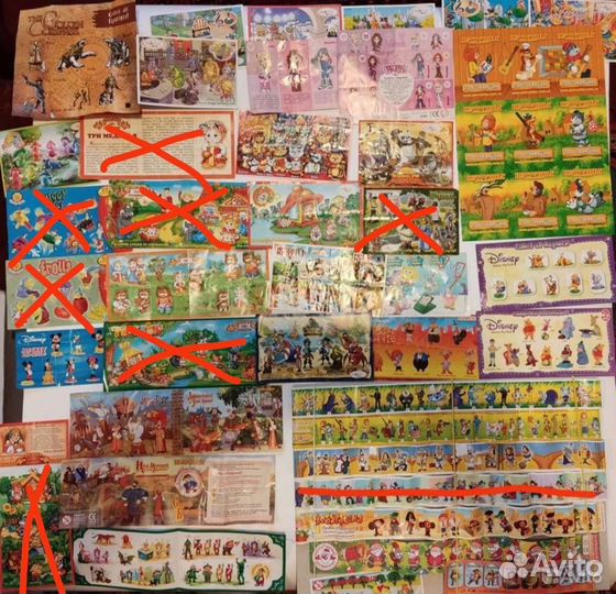 Фигурки из Киндер-сюрпризов, Дино/разные