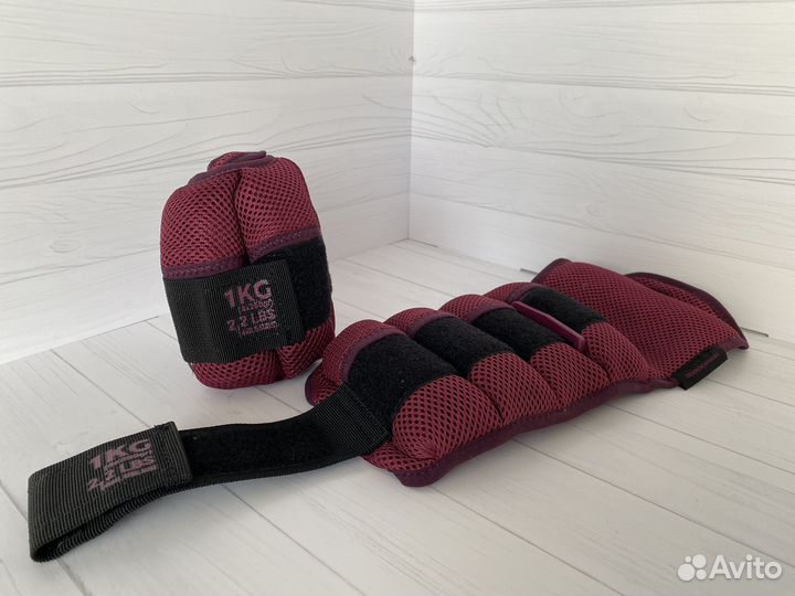 Регулируемые утяжелители 1 кг decathlon