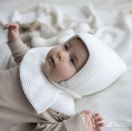 Детская зимняя Шапка шлем капор