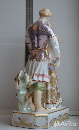 Дулево Статуэтка Руслан и Людмила Сказка Фарфор