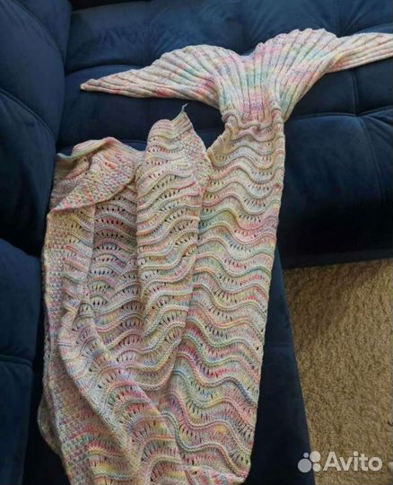 Плед хвост русалки