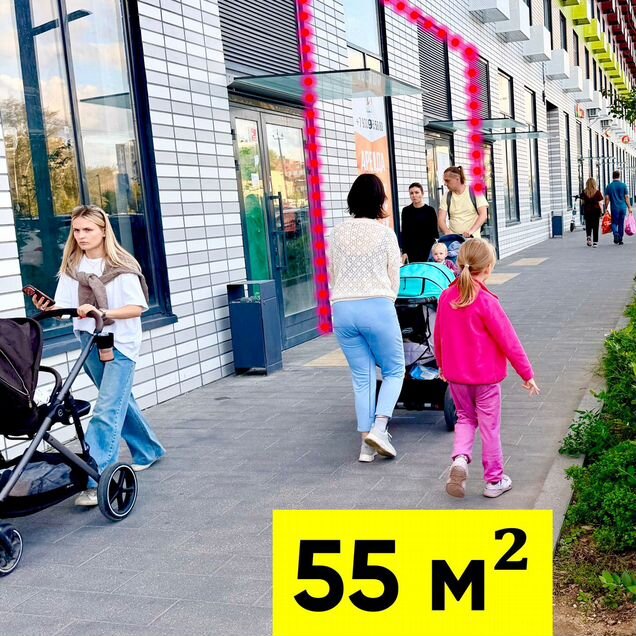 Новый ремонт. ПСН 55 м² под медицину и занятия