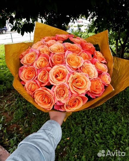 Цветы розы букет