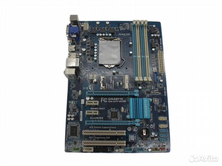 Материнская плата S-1155 Gigabyte GA-Z77-DS3H PCI